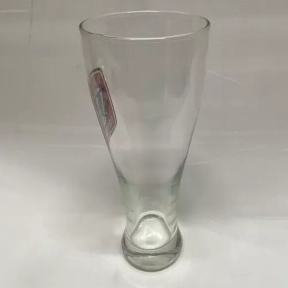 Widmer Brothers Pilsner Glass 9” Beer Stein Clear Red White Black Gold Logo GUC - Picture 3 of 11